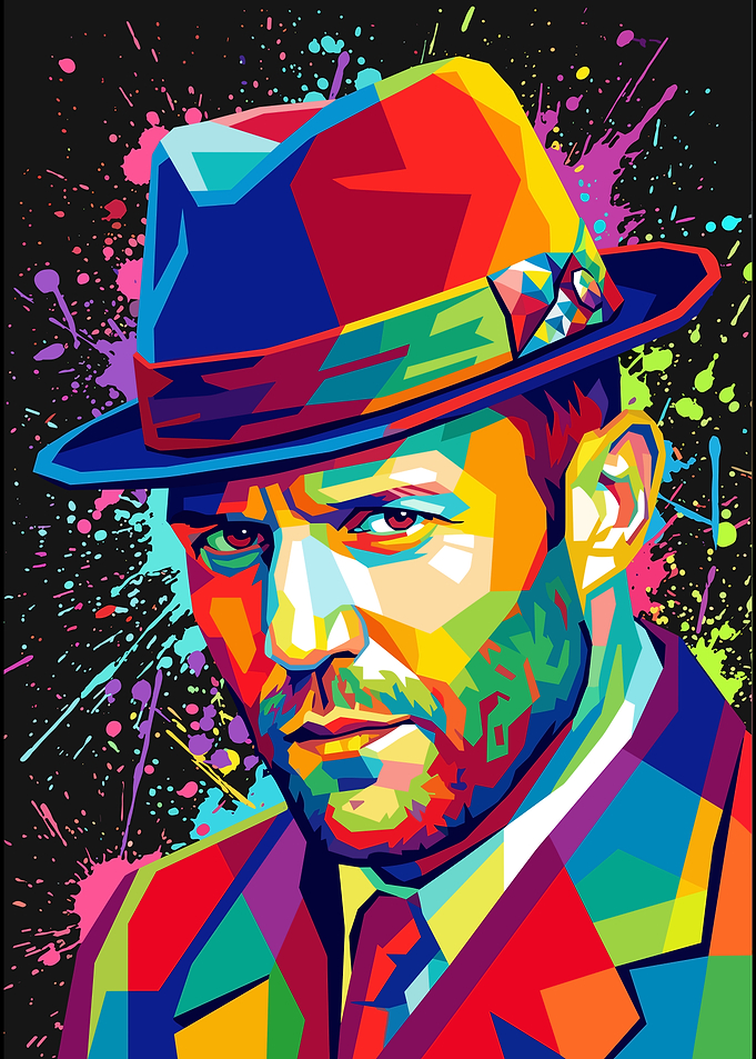 Jason Statham Pop Art Portrait
