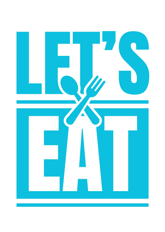Let's Eat Kitchen Wall Art