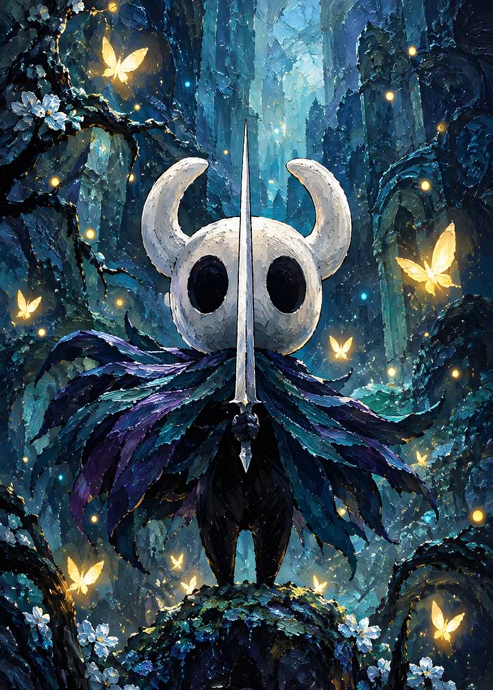 The Knight from Hollow Knight