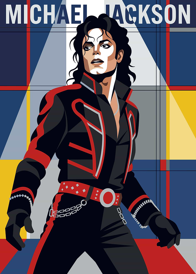 Michael Jackson Pop Art Portrait