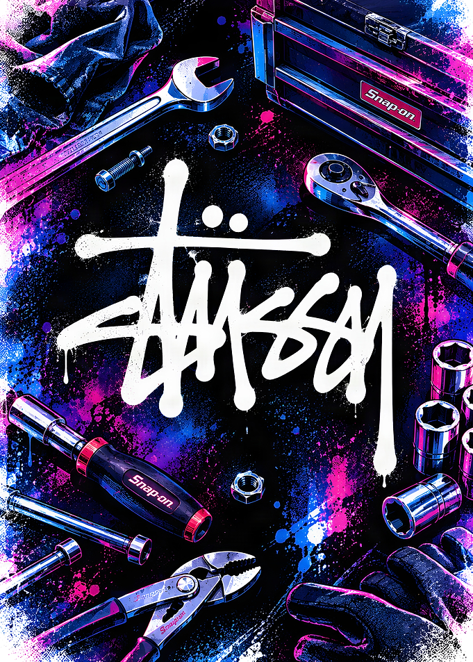 Stüssy Graffiti and Snap-on Tools