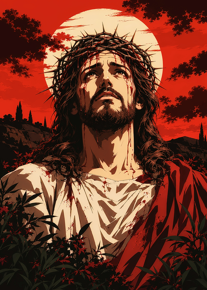 Jesus Christ with Crown of Thorns