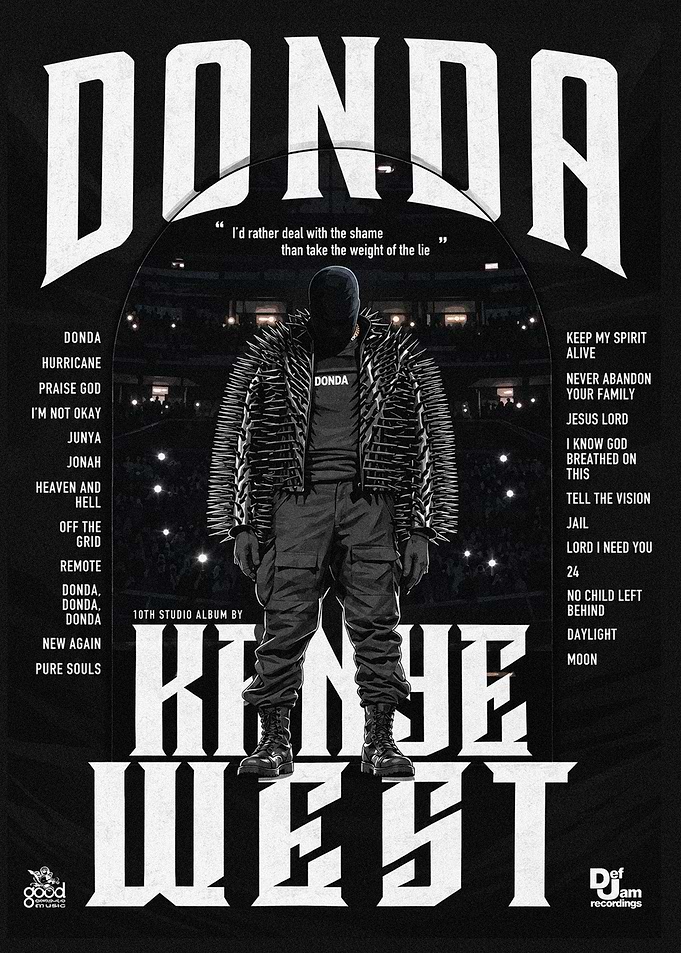 Kanye West Donda Album Poster