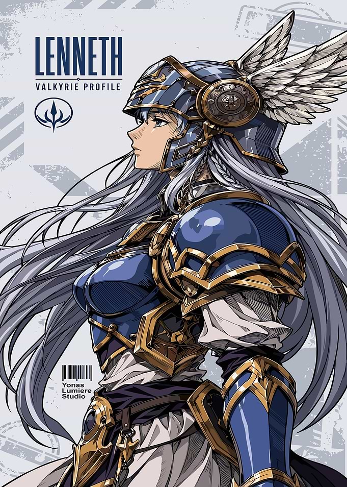 Lenneth Valkyrie Profile Character Portrait