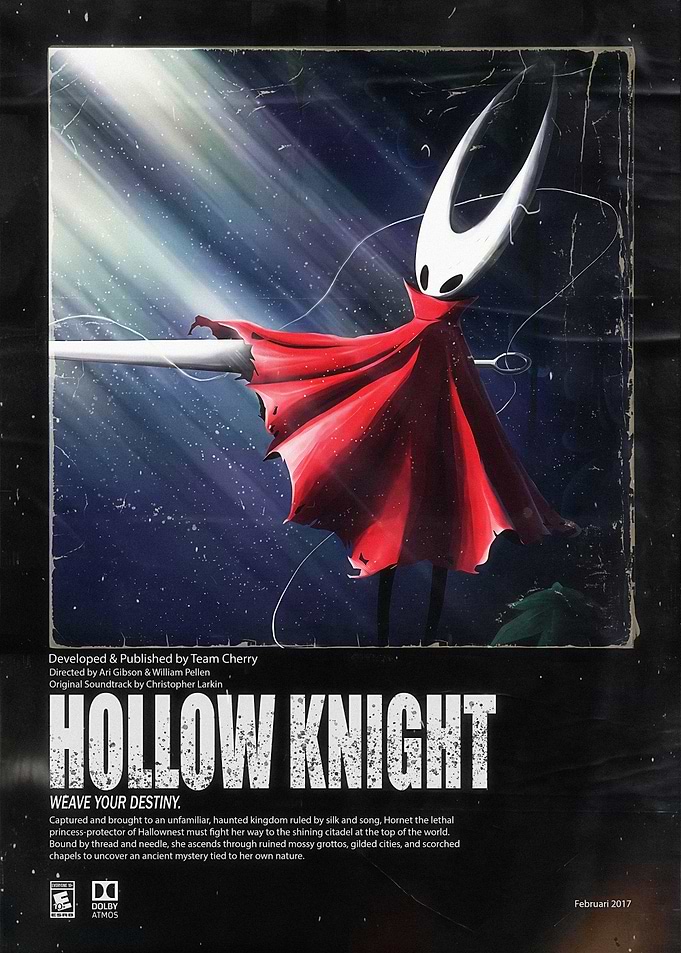 Hollow Knight Hornet Poster
