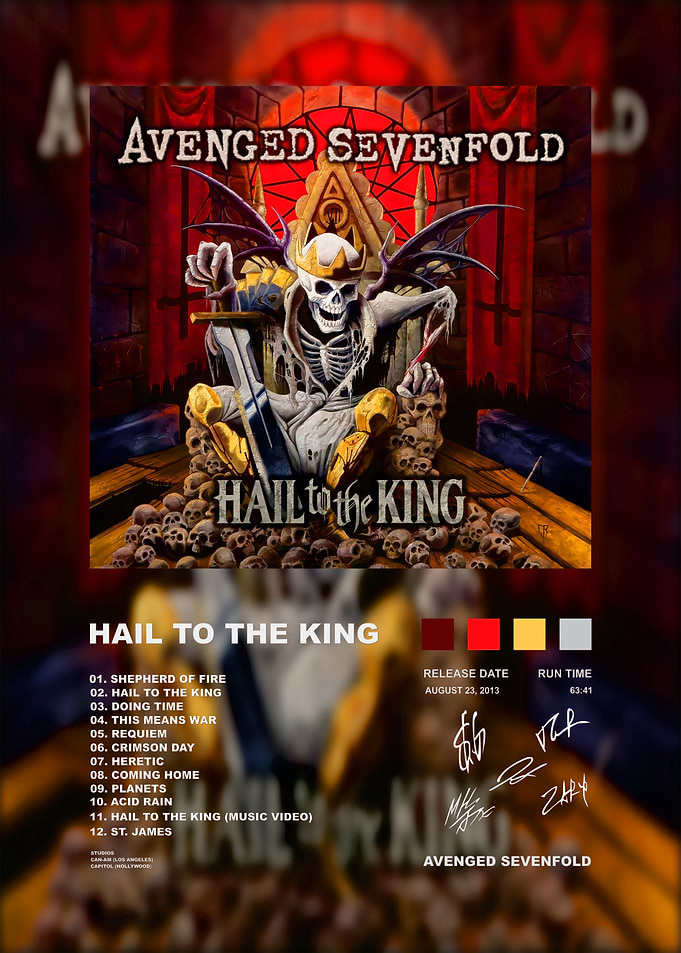 Avenged Sevenfold Hail to the King Poster