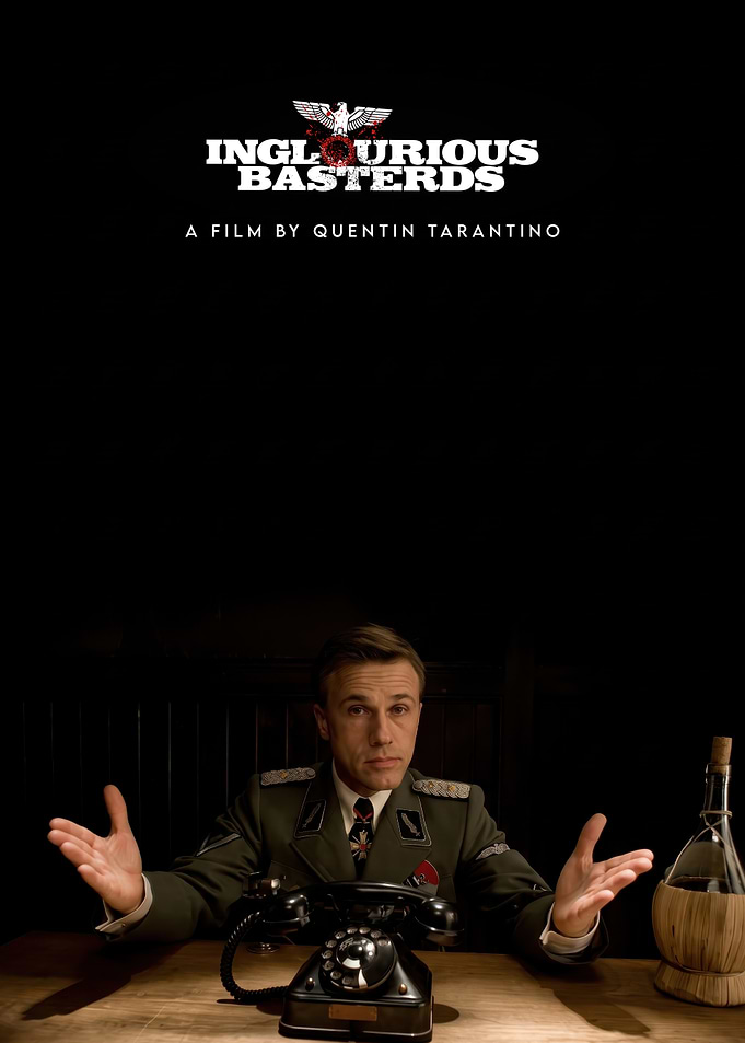 Inglourious Basterds Hans Landa Poster