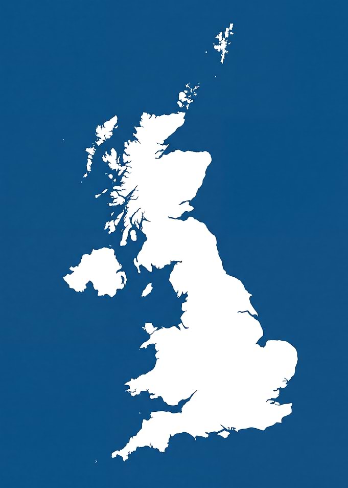 Map of the United Kingdom