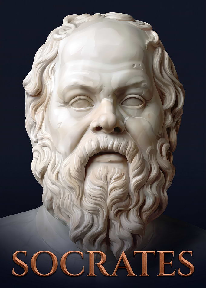 Socrates Marble Bust Portrait