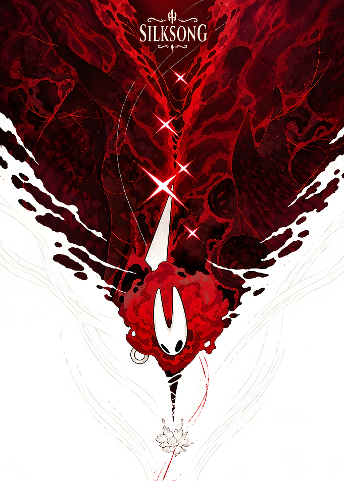 Hollow Knight Silksong Hornet Poster