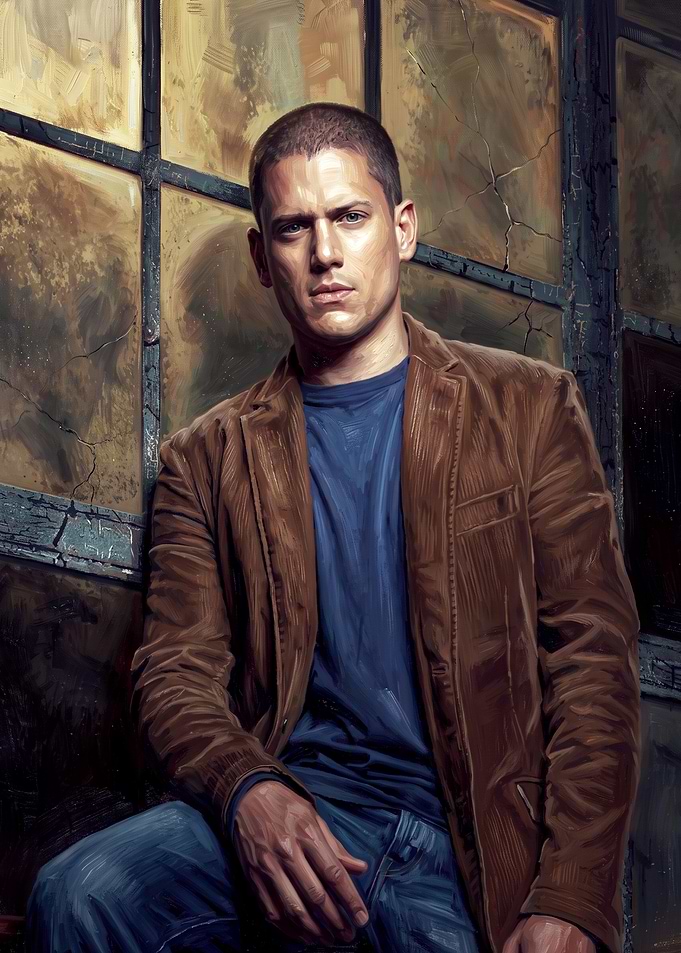 Michael Scofield Portrait from Prison Break