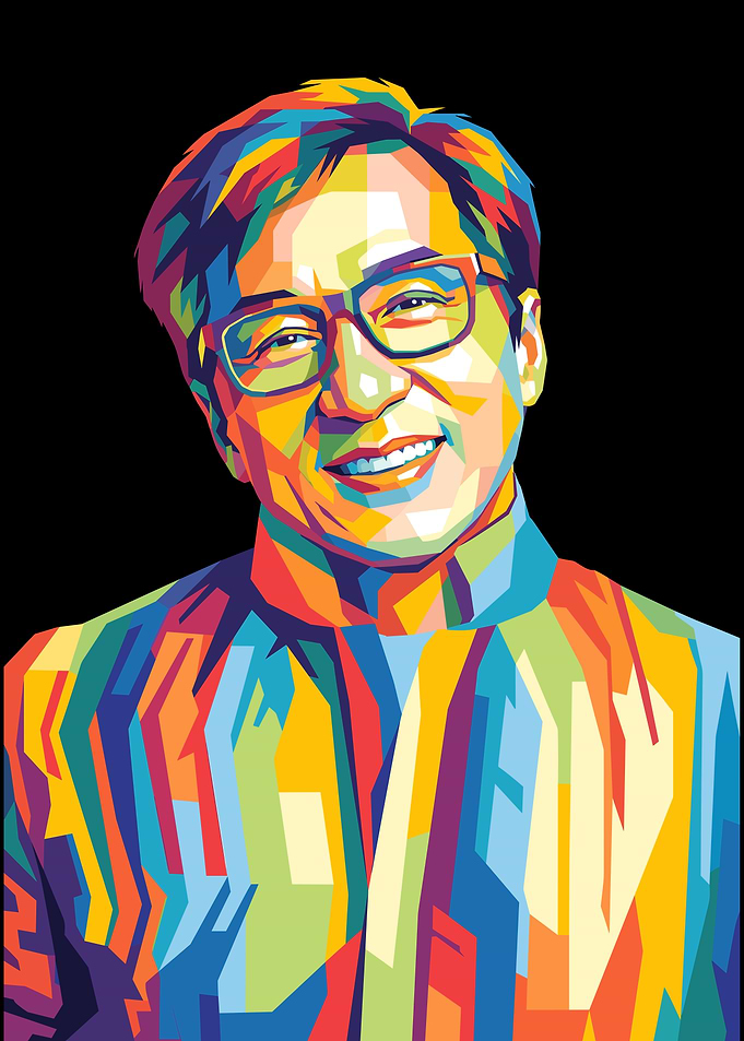 Jackie Chan Pop Art Portrait