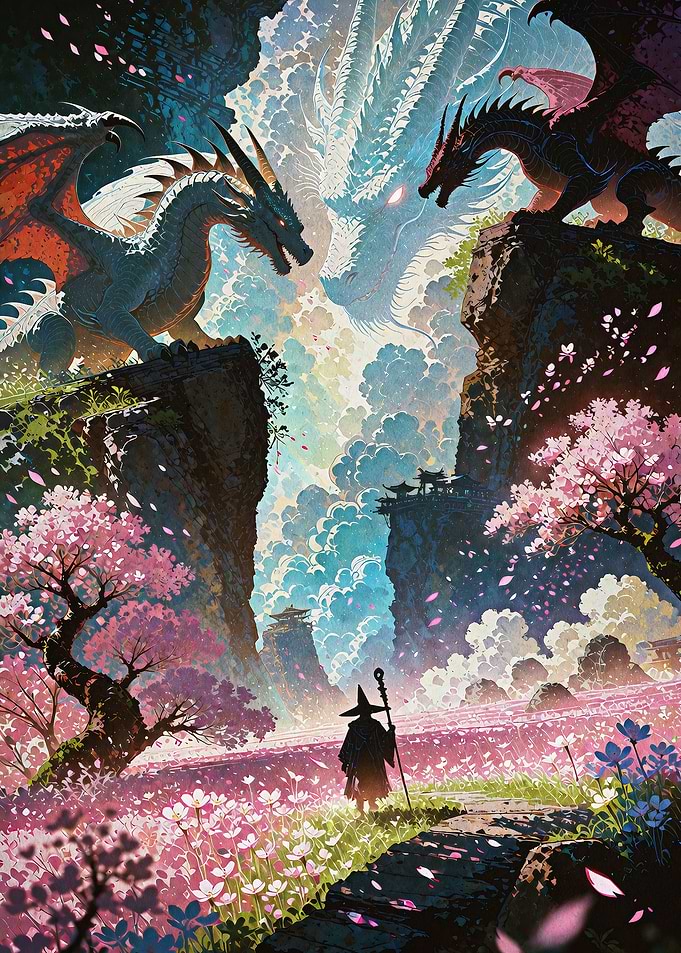 Dragon Realm Epic Fantasy Art
