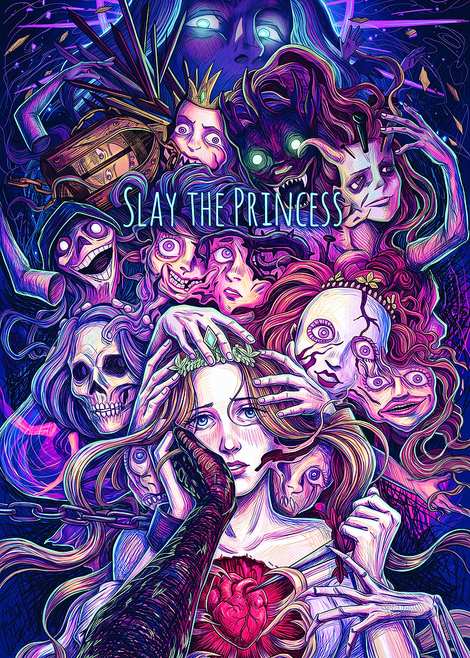 Slay the Princess Horror Game Poster