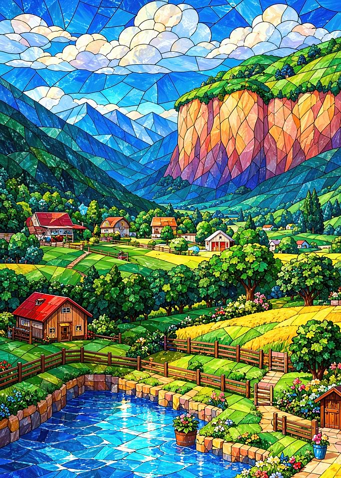 Stained Glass Stardew Valley