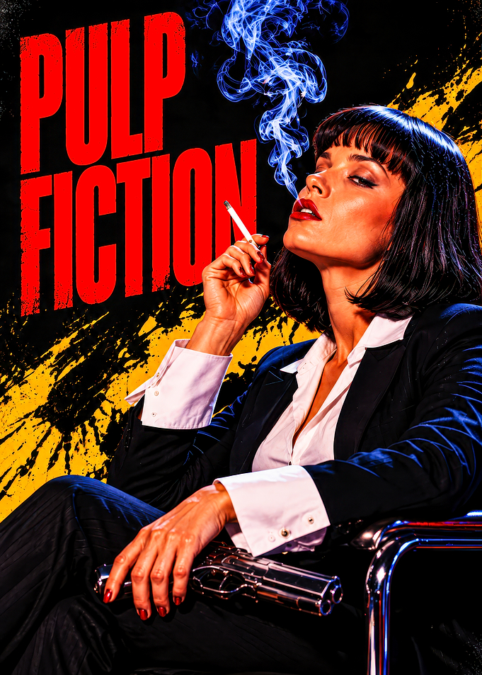 Pulp Fiction Mia Wallace Poster