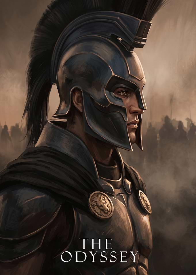 The Odyssey Spartan Warrior Portrait