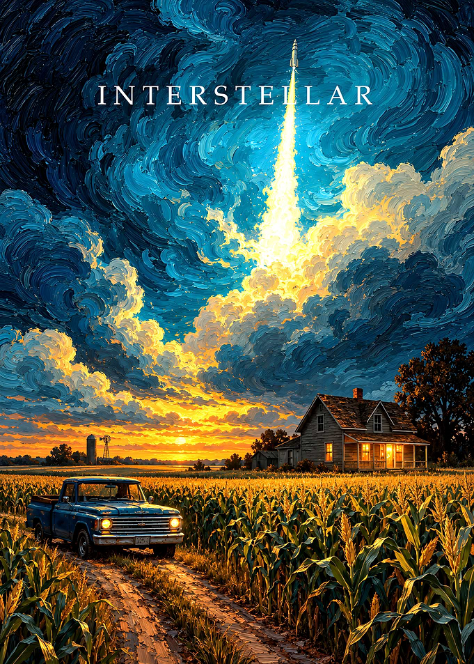 Interstellar Movie Poster Art