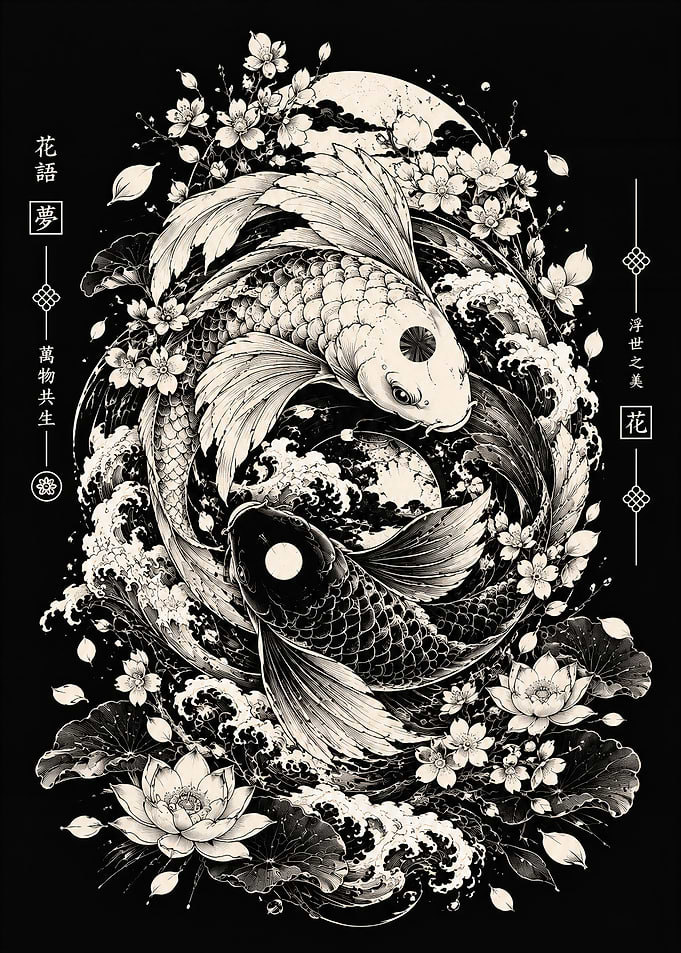 The Eternal Dance of Koi