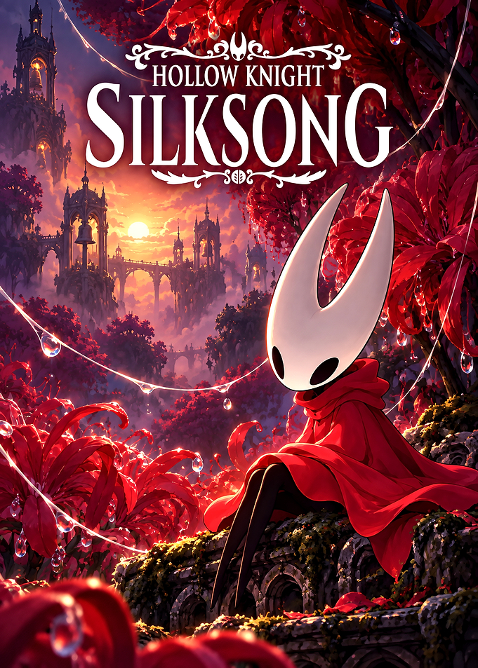 Hollow Knight Silksong Hornet Poster