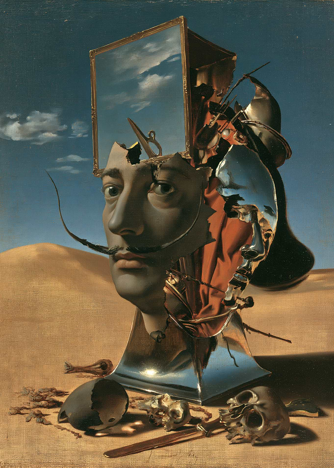 Surrealist Self-Portrait Painting