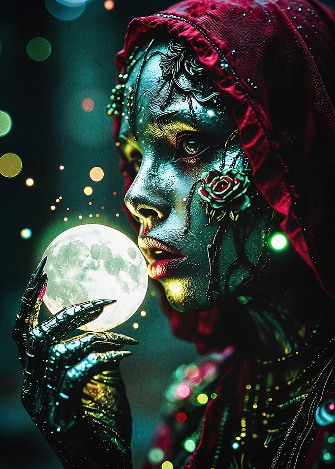 Mystic Witch Dark Fantasy Art