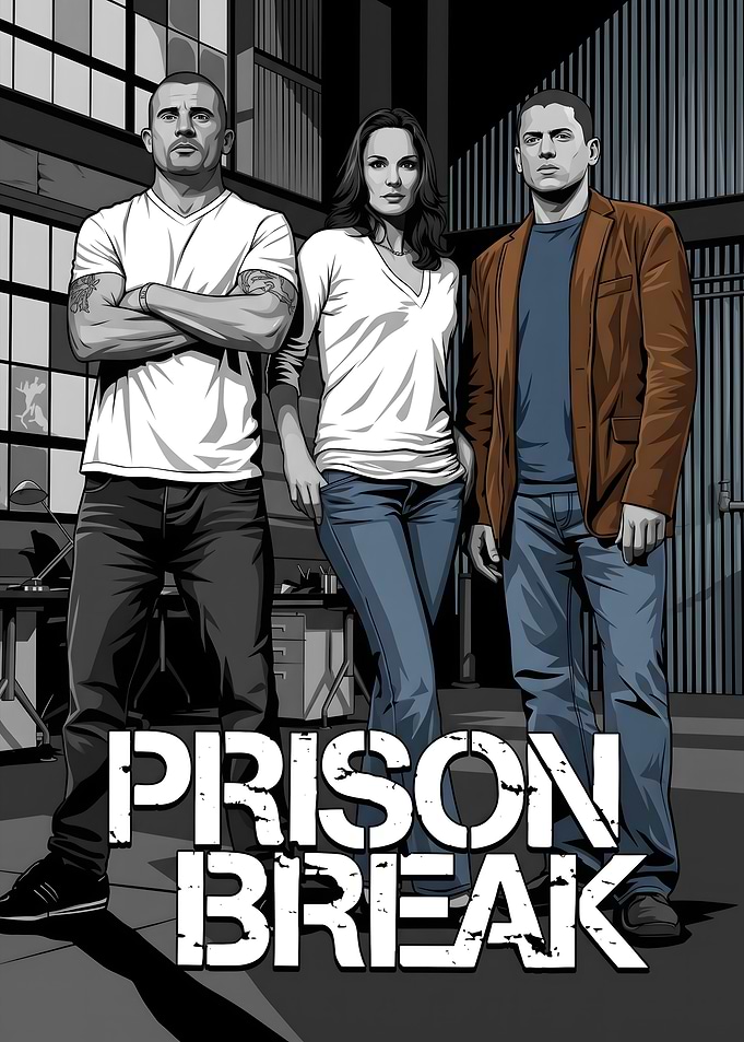 Prison Break TV Show Poster Art