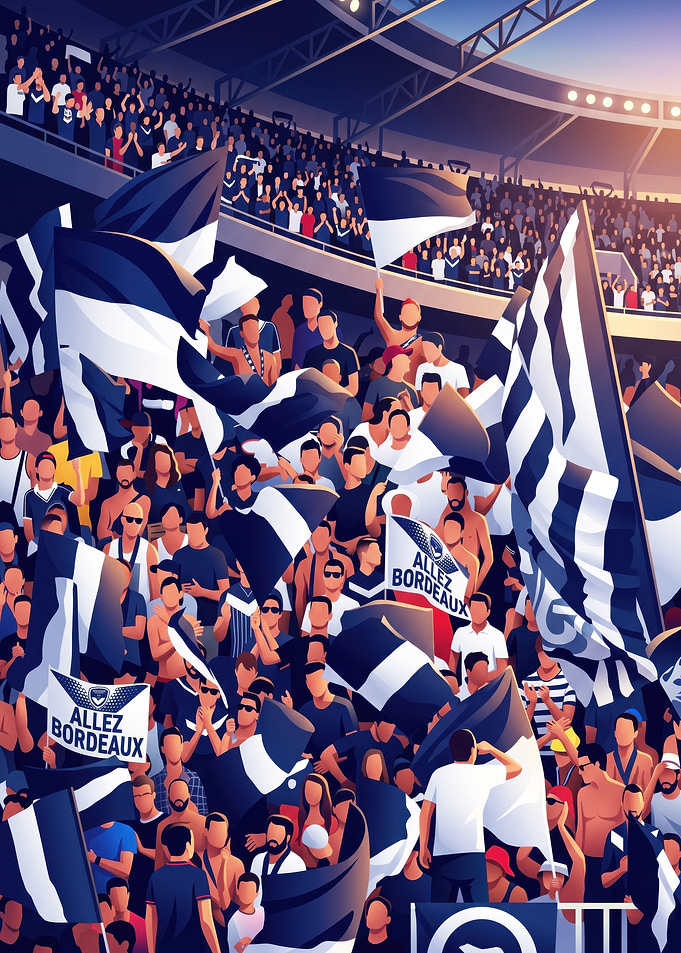 FC Girondins de Bordeaux Football Fans