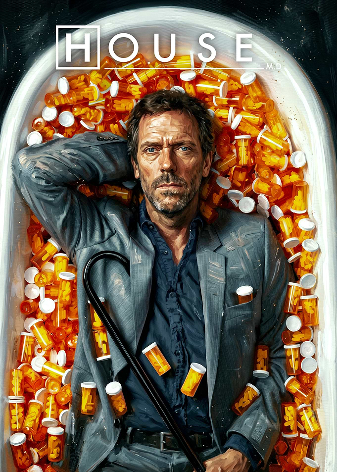 House M.D. Gregory House Portrait