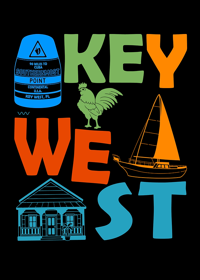 Key West Florida Travel Souvenir