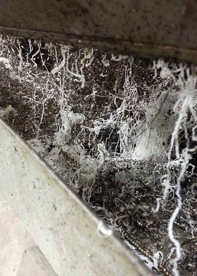 Industrial Metal Shavings and Debris
