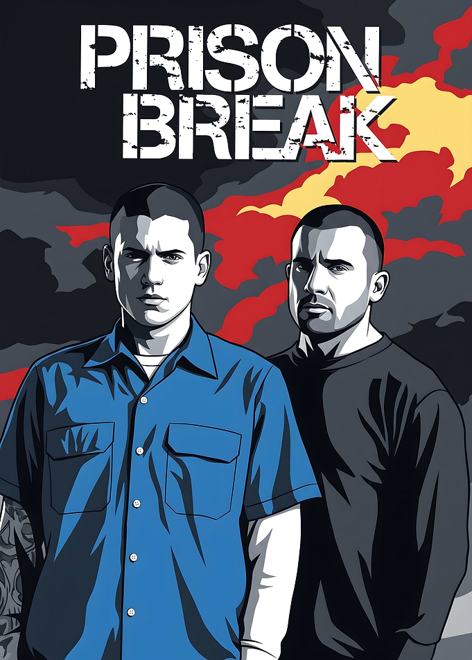 Prison Break Michael and Lincoln Poster