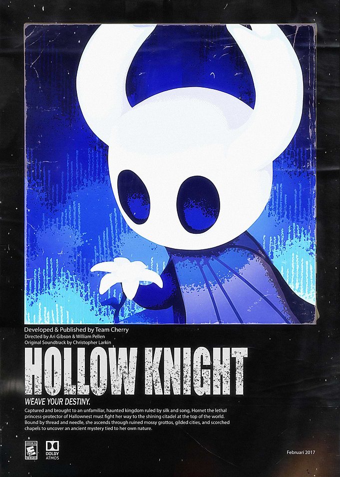 Hollow Knight Video Game Poster