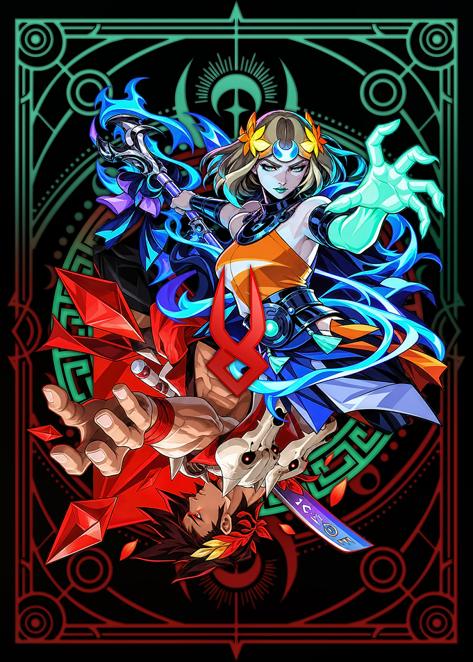 Hades Game Zagreus and Melinoe Illustration