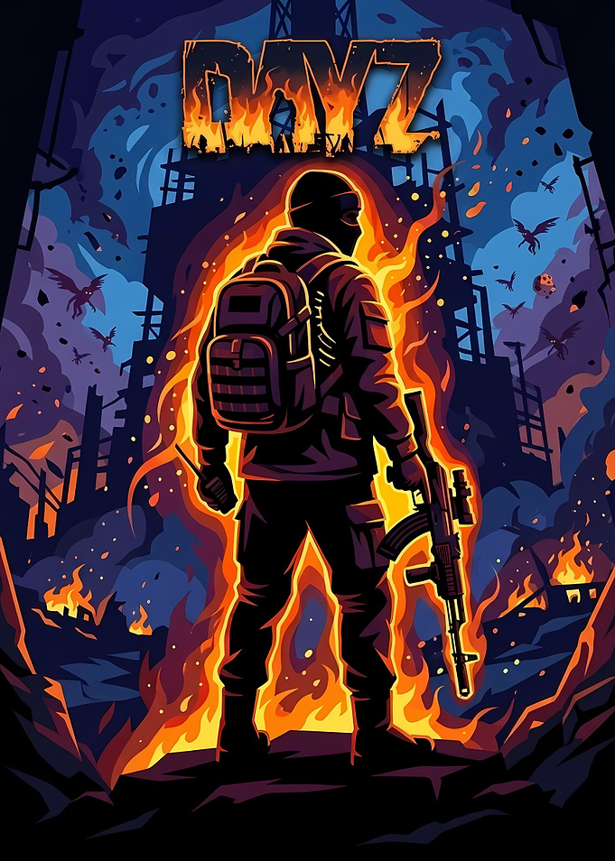 DayZ Survival Game Poster Art