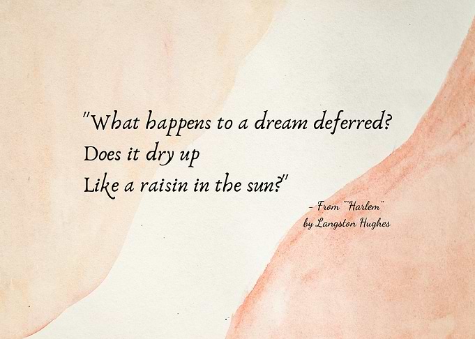 Langston Hughes Harlem Poem Quote