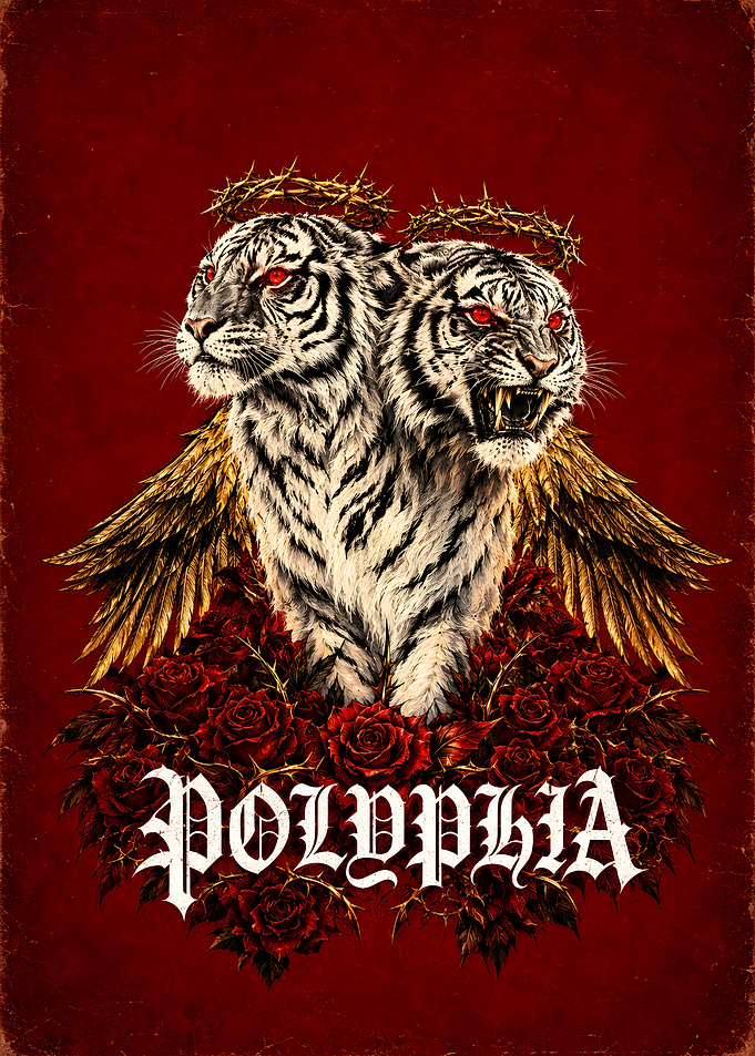 Polyphia Two-Headed Tiger Art