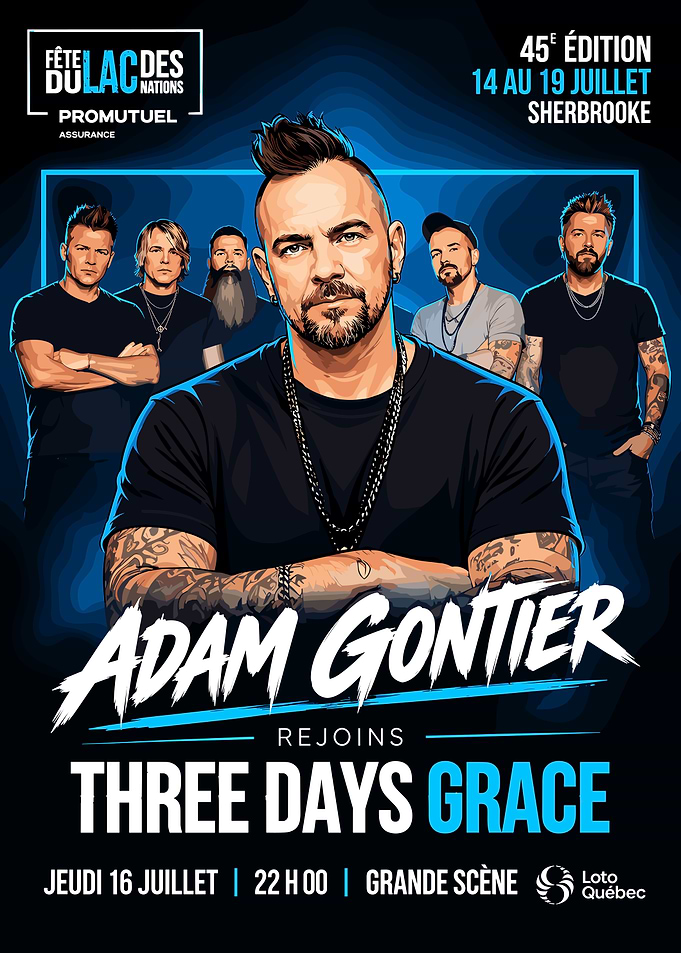 Three Days Grace Concert Poster