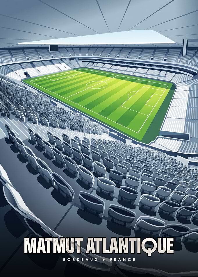 Matmut Atlantique Stadium Bordeaux Poster