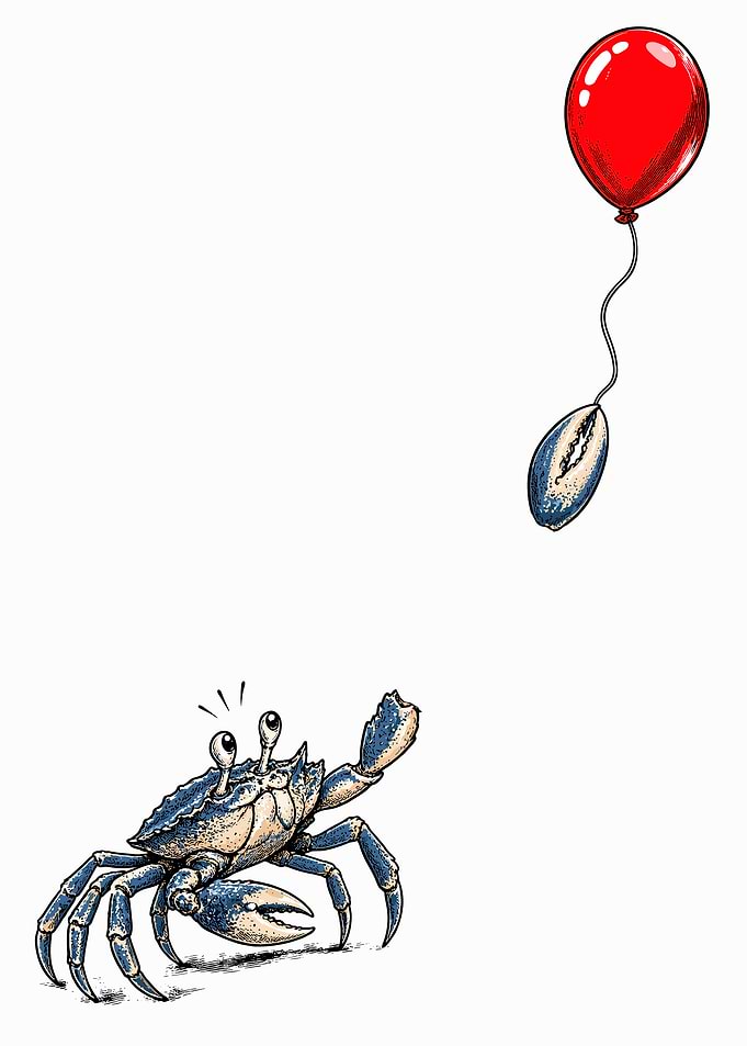 Blue Crab Losing Its Claw