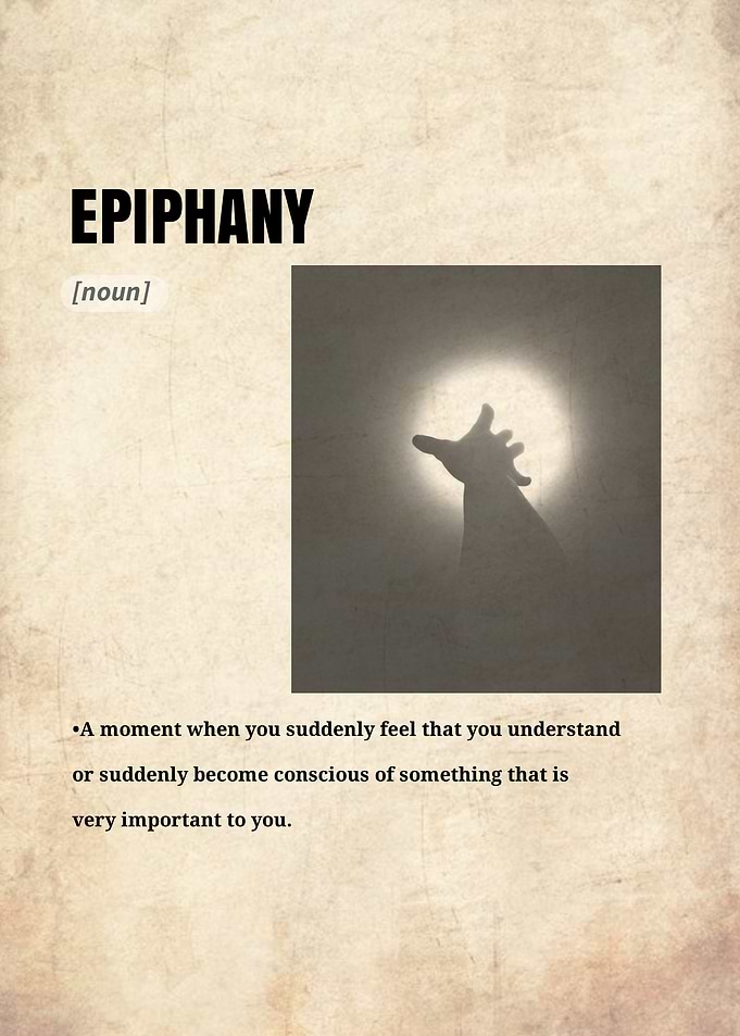 Epiphany Definition Poster