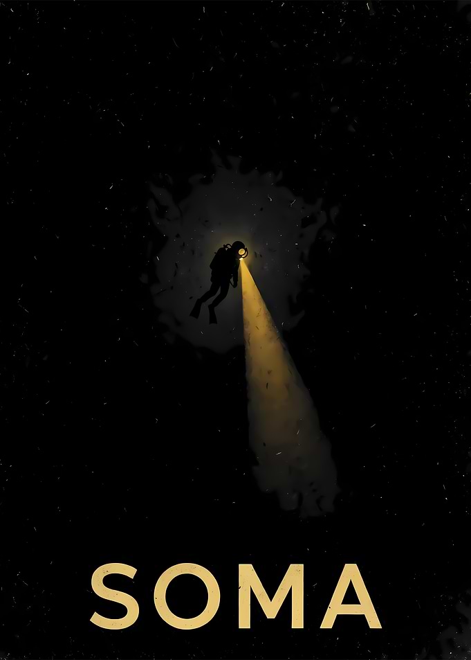 SOMA Video Game Minimalist Poster