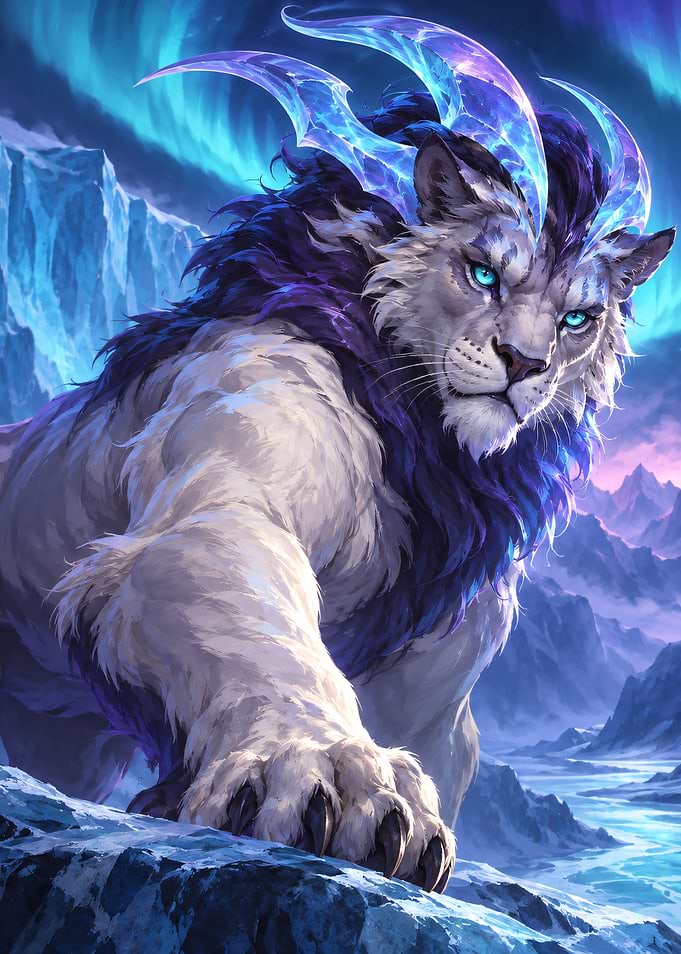 Arcturion Auroth - Legendary Purple Mane Lion