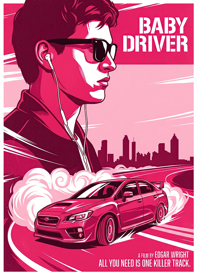 Baby Driver Movie Poster Art