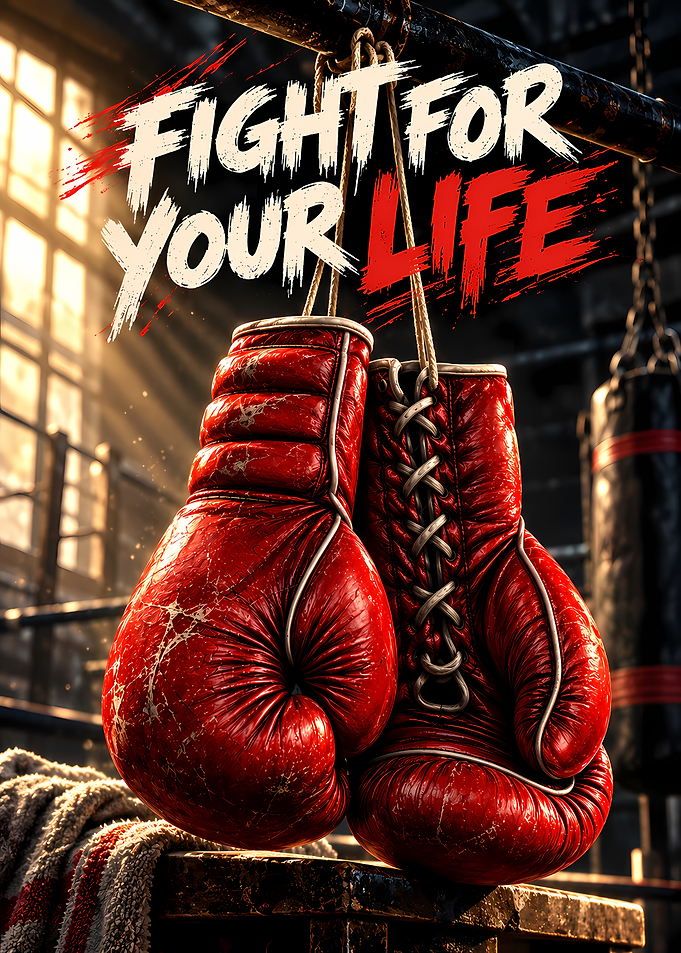 Fight For Your Life Boxing Poster