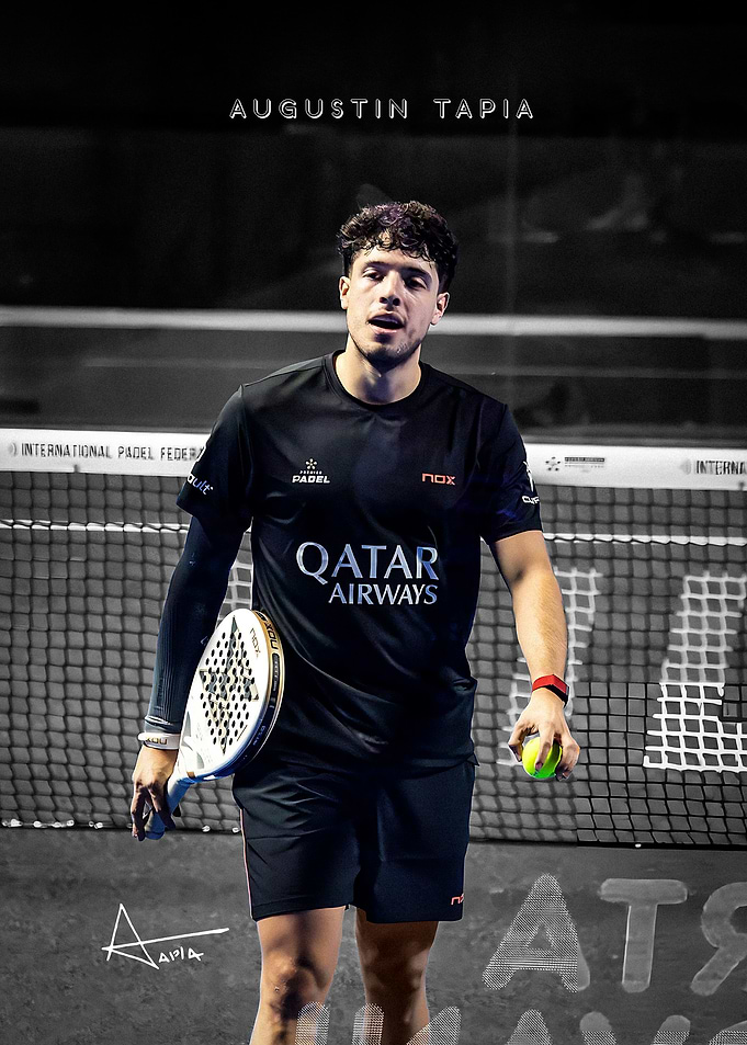 Augustin Tapia Padel Player Portrait