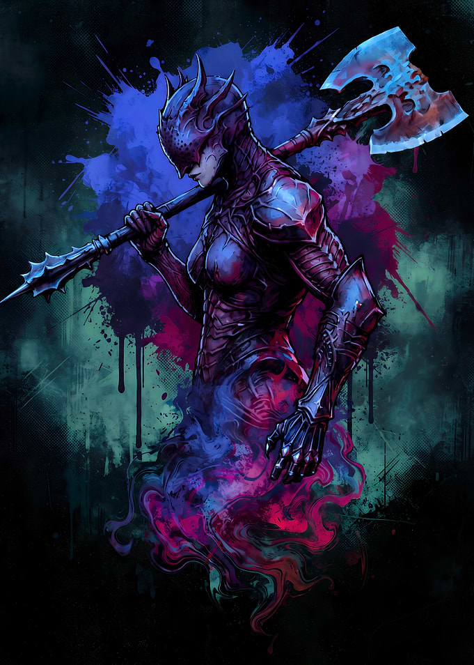 Mortal Shell 2 Dark Knight Poster