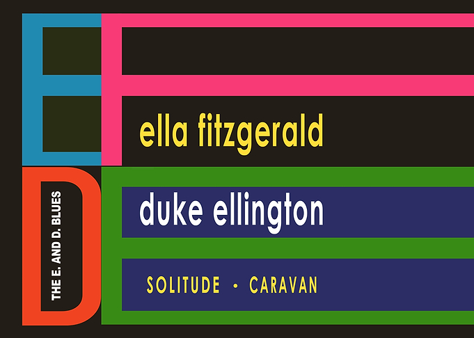 Ella Fitzgerald and Duke Ellington Poster