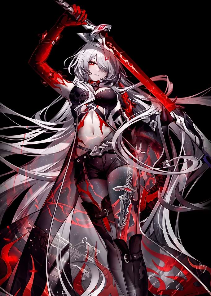 Acheron Honkai Star Rail Character Art