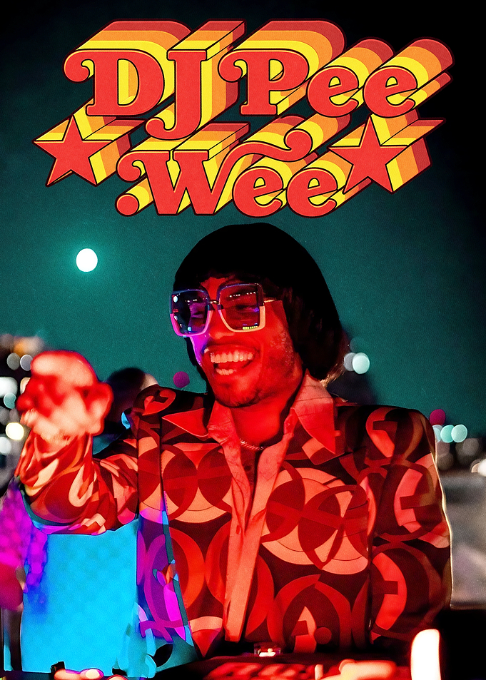 DJ Pee Wee Retro Performance Poster